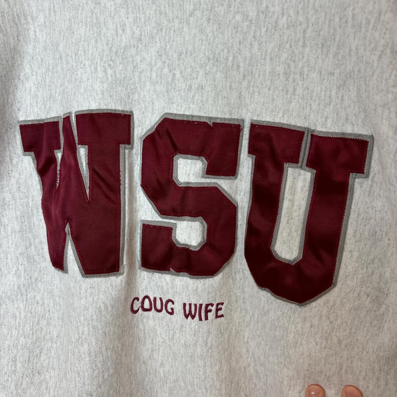 Vintage WSU Collegiate Crewneck Sweatshirt Size US L / EU 52-54 / 3 - 3 Thumbnail