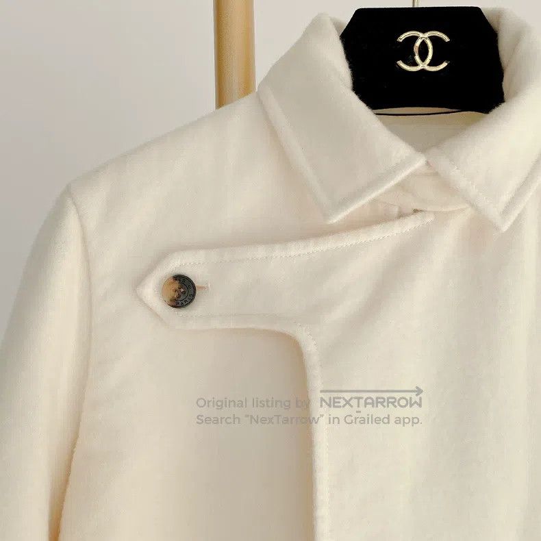 Hermes Hermes Double-faced cashmere casual coat Size XXS / US 00 / IT 34 - 3 Thumbnail