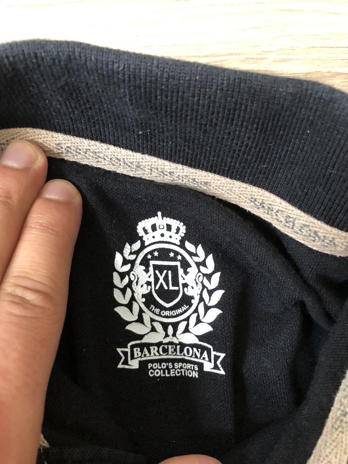 Vintage Vintage Barcelona Big Logo Like Polo Ralph Lauren Rugby Polo Size US XL / EU 56 / 4 - 8 Thumbnail