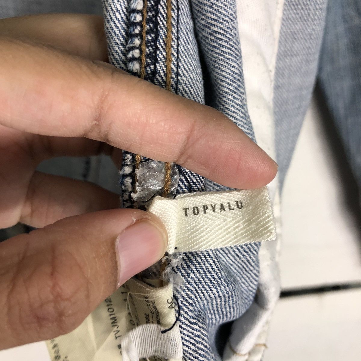 Japanese Brand 🔥Vtg Denim Biker Jacket Topvalu Issey Miyake Japan Size US L / EU 52-54 / 3 - 17 Thumbnail