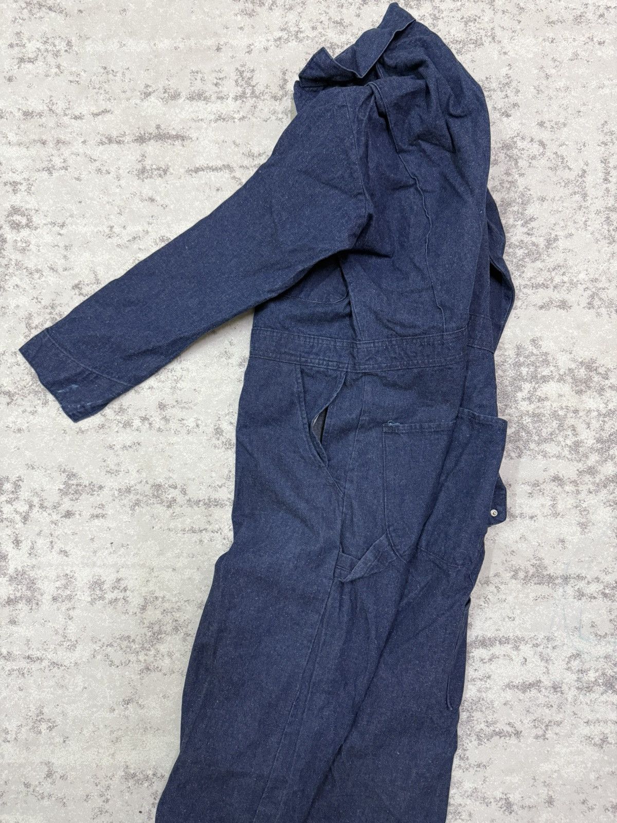 Vintage Unbranded Carpenter Denim Overall Size US 36 / EU 52 - 9 Thumbnail
