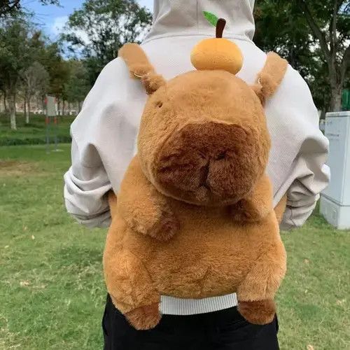 VIBE Chisato x Kaori Capybara Plush Backpack Size ONE SIZE - 4 Thumbnail