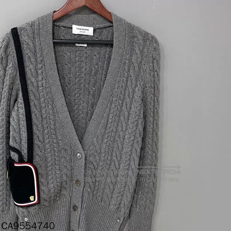 Thom Browne Thom Browne Gray Knitted Cardigan Size US XXS / EU 40 - 2 Thumbnail