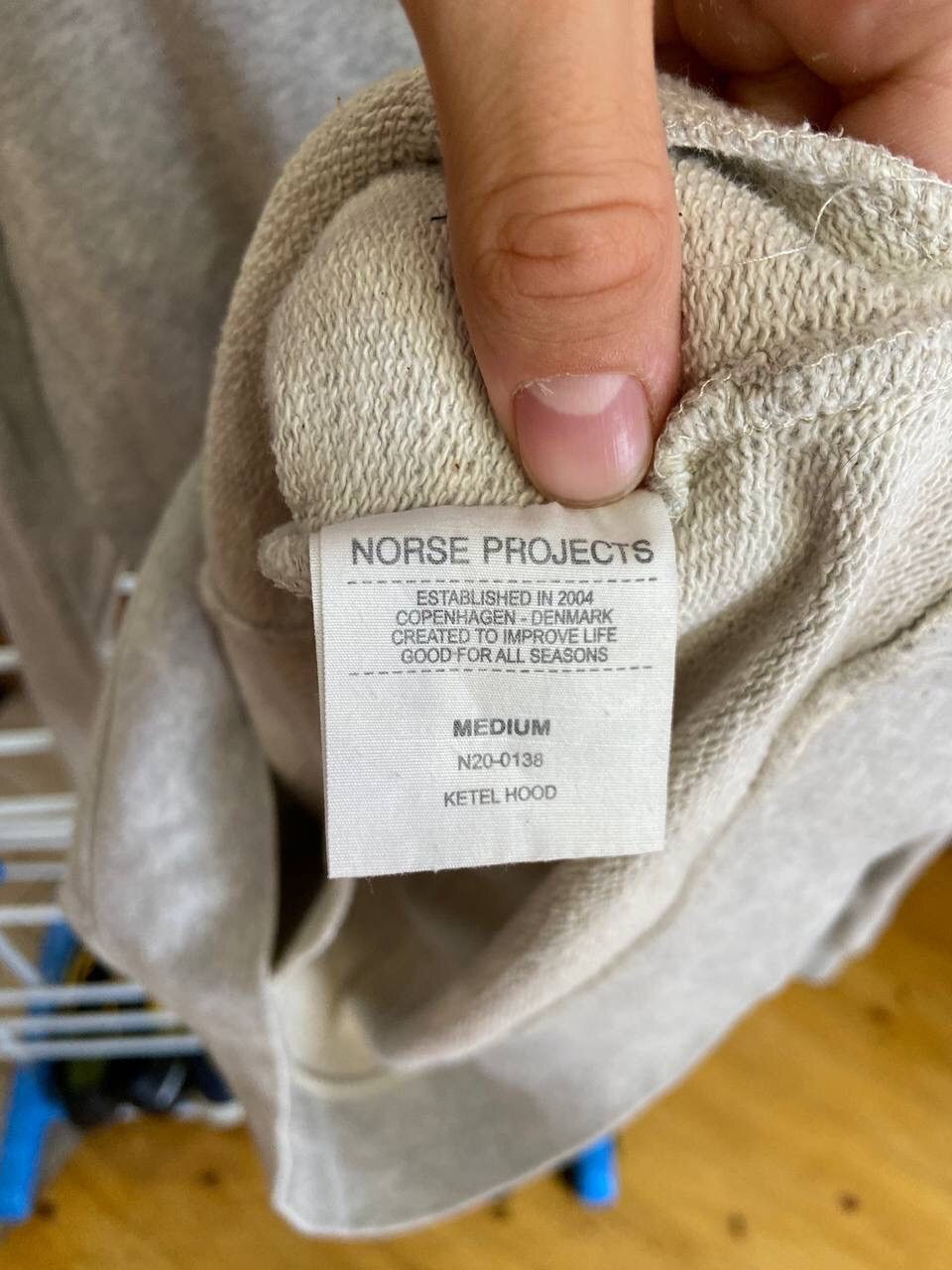 Designer × Norse Projects Norse Projects Ketel Hoodie Heavyweight Hoodie-Grey Size M / US 6-8 / IT 42-44 - 13 Thumbnail