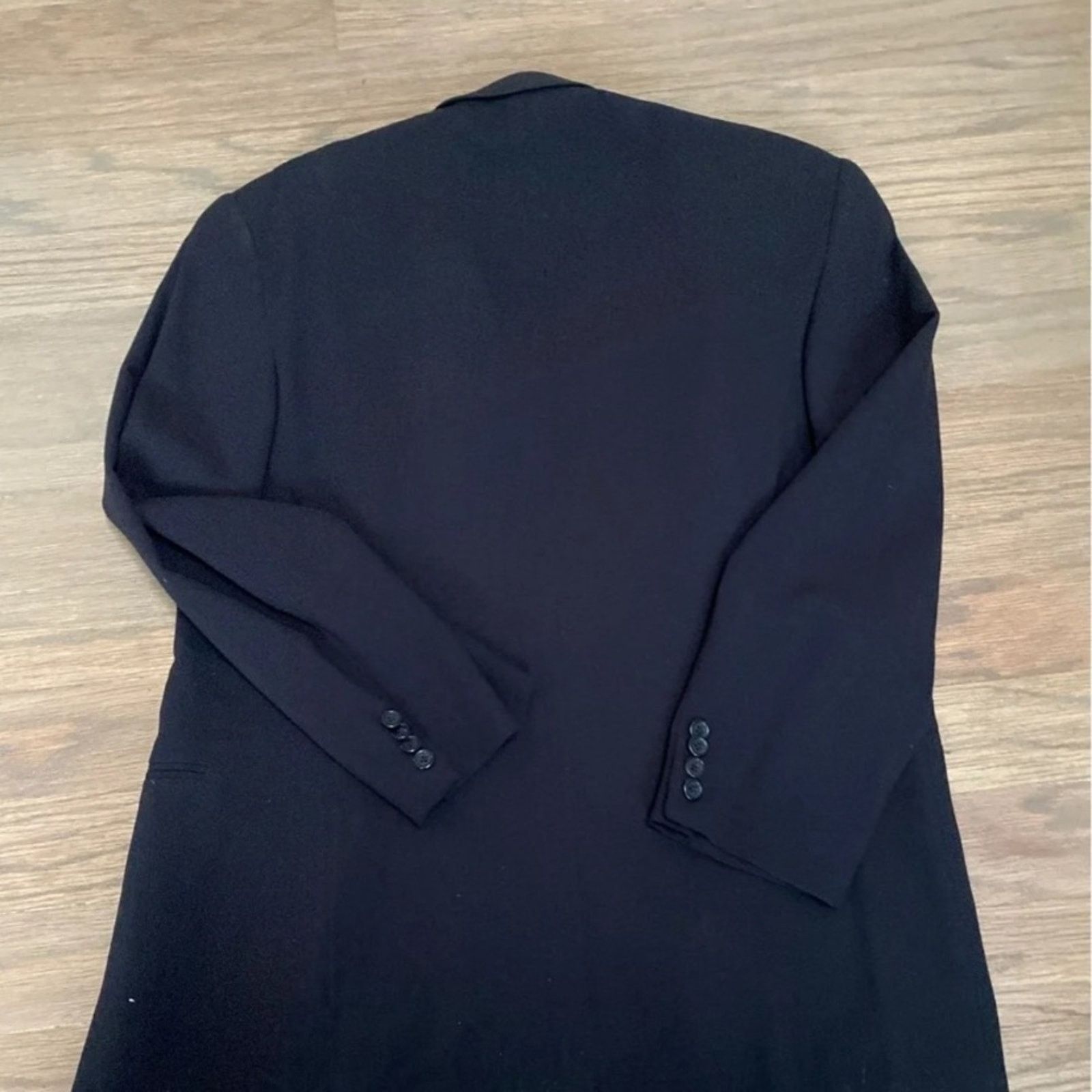Jhane Barnes Jhane Barnes Black 3 Button Blazer Size 40S Size 40S - 2 Thumbnail