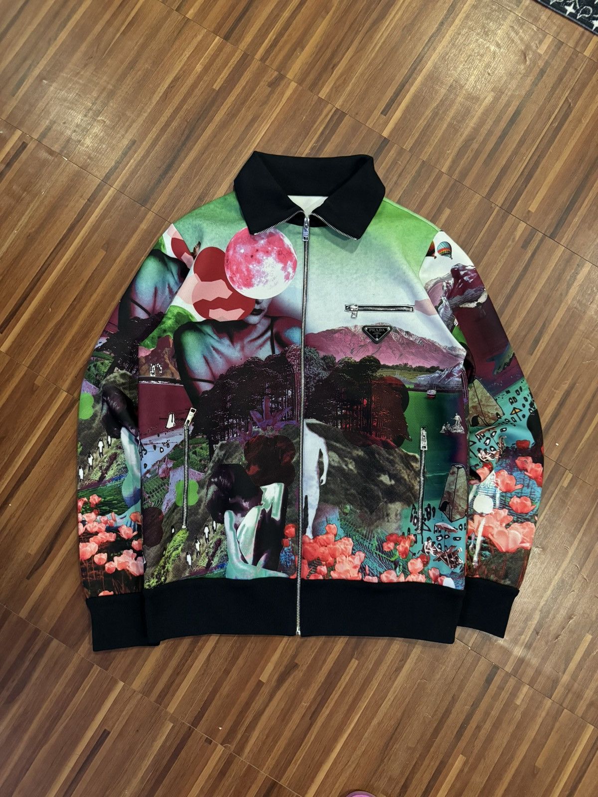 Prada Prada SS19 Psychedelic Track Jacket | Grailed