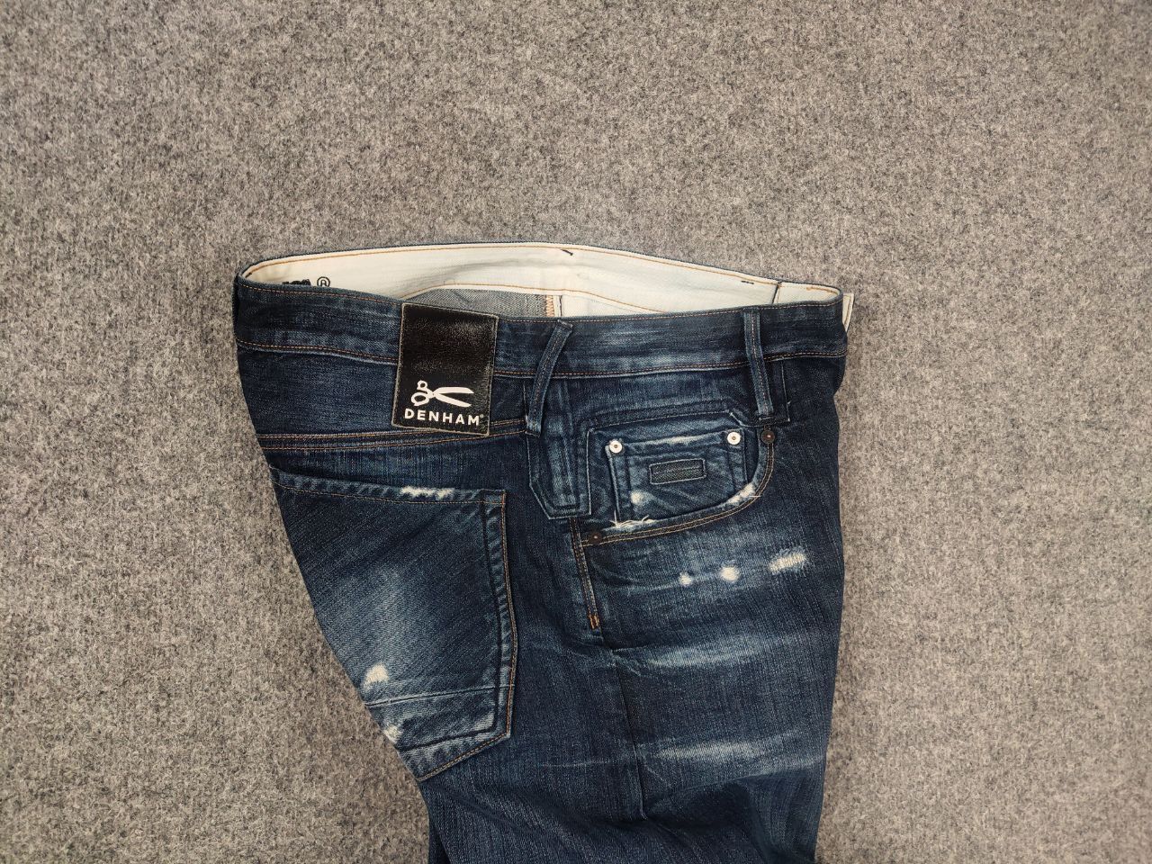 DENHAM Denham the jeanmaker cutter Vintage Japan Denim Faded Jeans Size US 32 / EU 48 - 10 Thumbnail