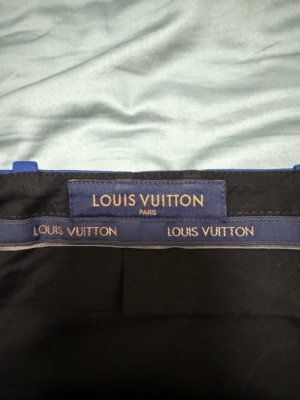 Louis Vuitton Louis Vuitton blue split hem trousers 42 Size US 34 / EU 50 - 7 Thumbnail