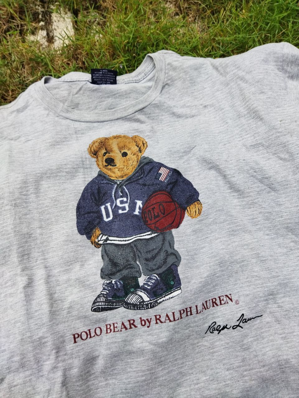 Polo Ralph Lauren Vintage Polo Bear by Ralph Lauren Tees - Size L Size US L / EU 52-54 / 3 - 4 Thumbnail
