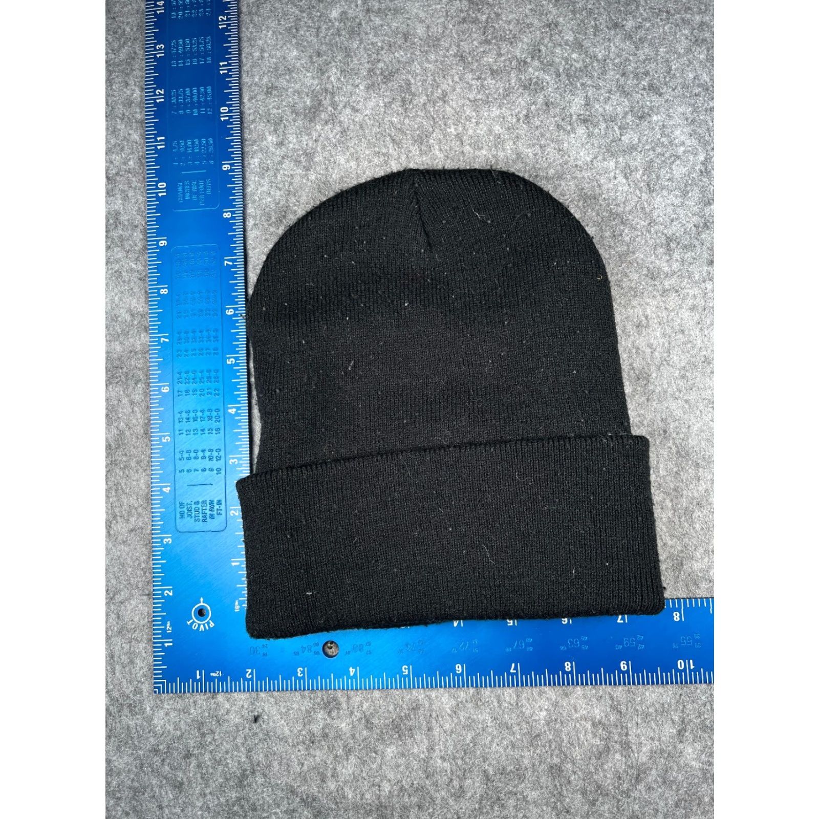 Vintage USA Flag Eagle Beanie Adult Black Knit 100% Acrylic Ski Snow Outdoors Unbranded Beanie Mens Womens Unisex Adults Black Eagle Flag Ski Size ONE SIZE - 4 Thumbnail