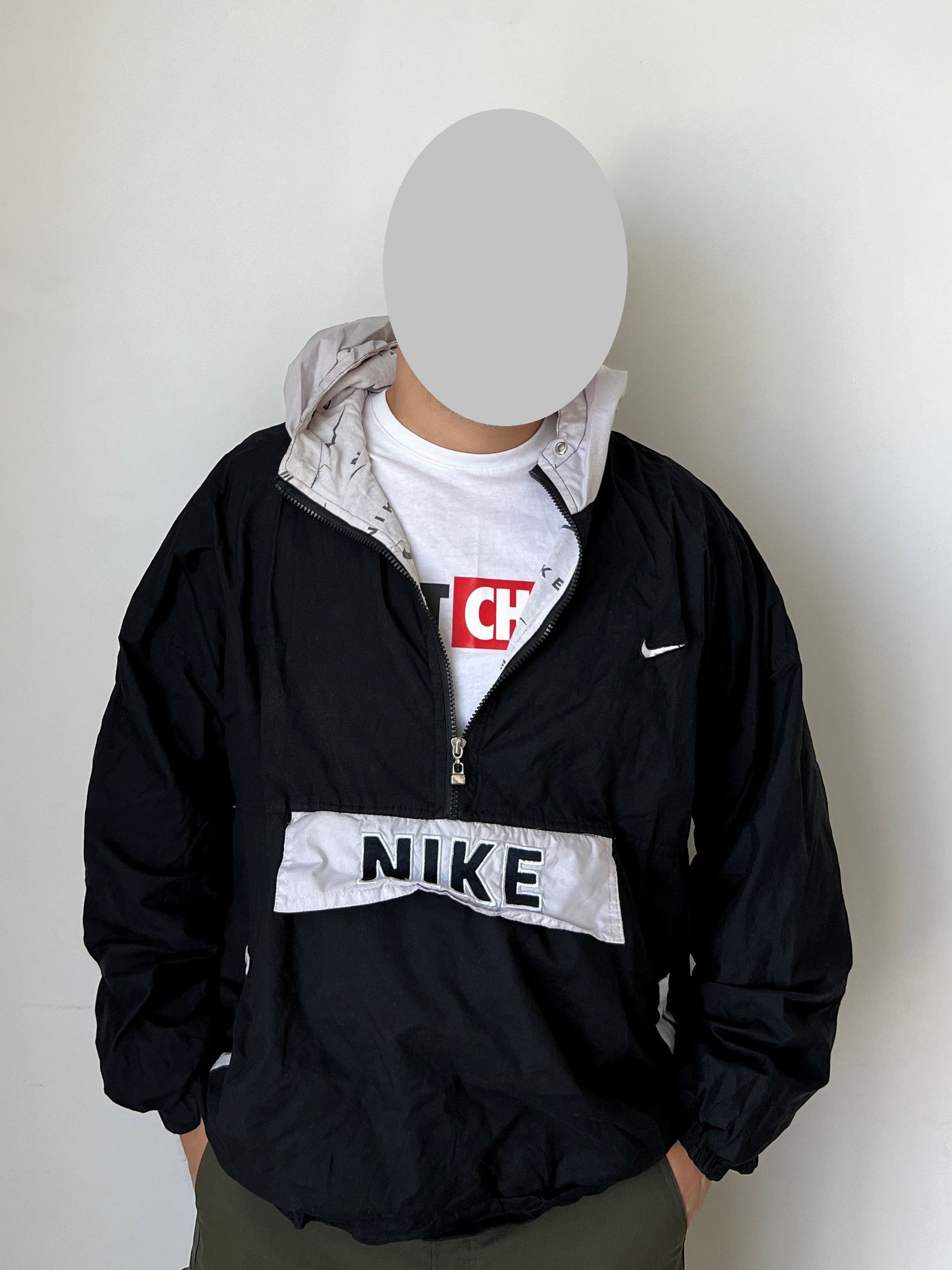Nike VINTAGE 90's Y2K NIKE ANORAK JACKET MADE IN USA Size US XXL / EU 58 / 5 - 2 Thumbnail