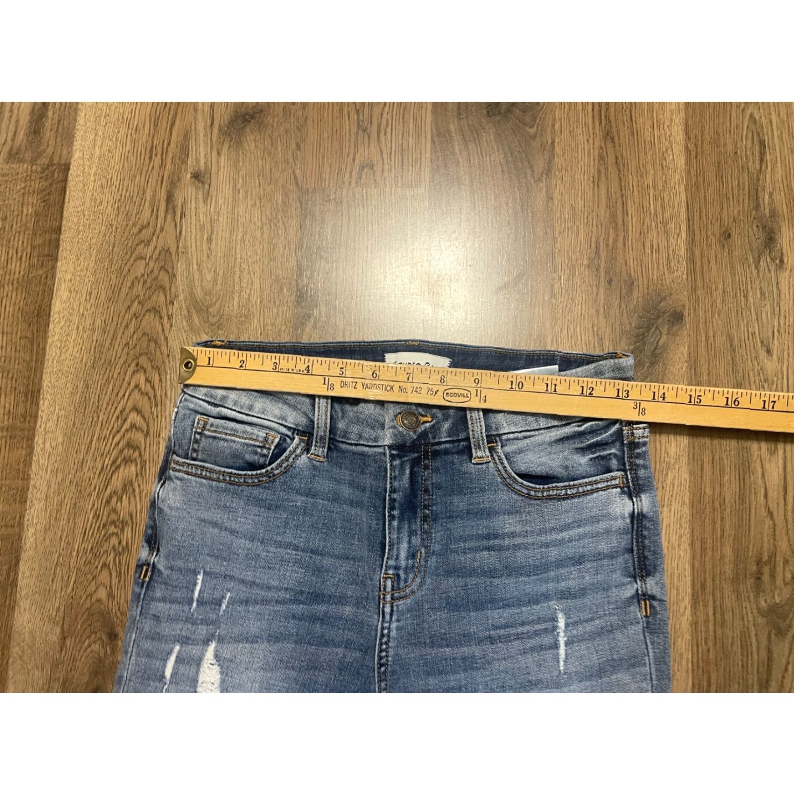 Vintage Studio Jeans, Women's 27, Denim, Straight Leg, Medium Wash, 5-Pocket Design, Zip, Cotton, Regular Fit Womens Jeans Size 27" / US 4 / IT 40 - 7 Thumbnail