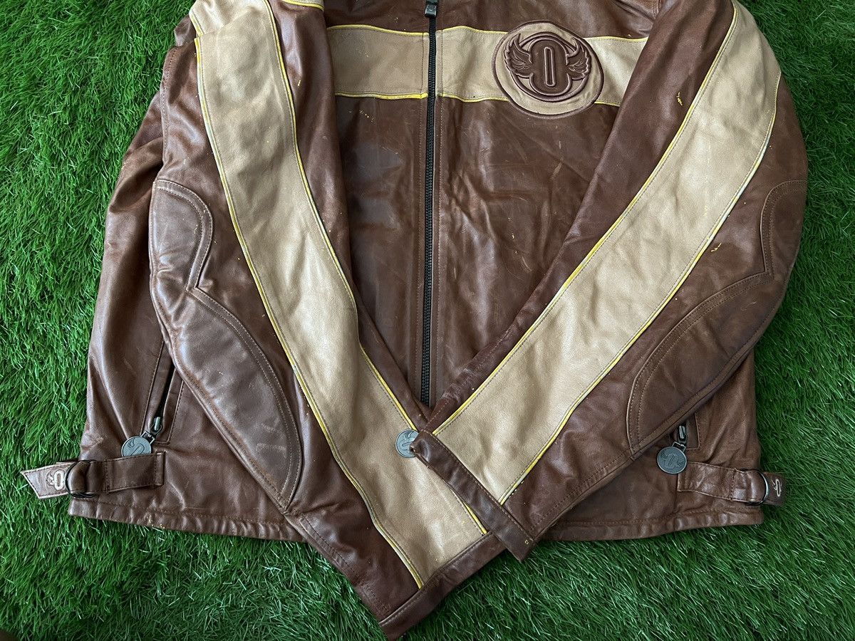 Outkast Vintage Outkast - 100% Leather Bomber Jacket Y2K Embroidery Size US L / EU 52-54 / 3 - 9 Thumbnail