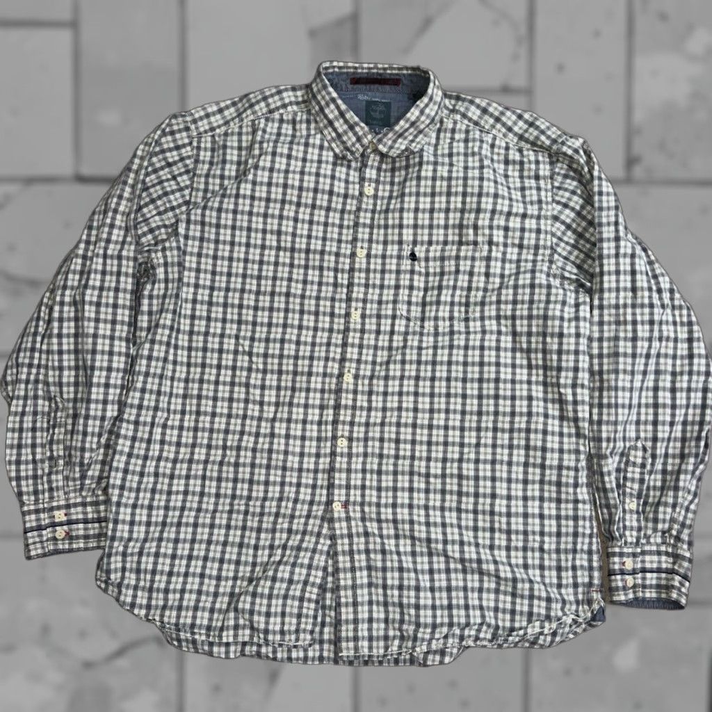 Timberland TIMBERLAND Plaid Button-Up Shirt Mens XL Long Sleeve Gray Size US XL / EU 56 / 4 - 1 Thumbnail