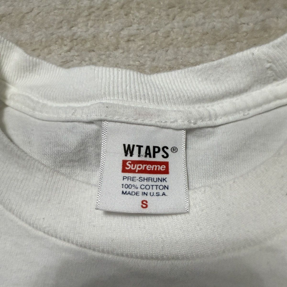 Supreme Supreme x WTAPS Sic'em T-shirt 2021 White Small Double-Sided Size US S / EU 44-46 / 1 - 4 Thumbnail