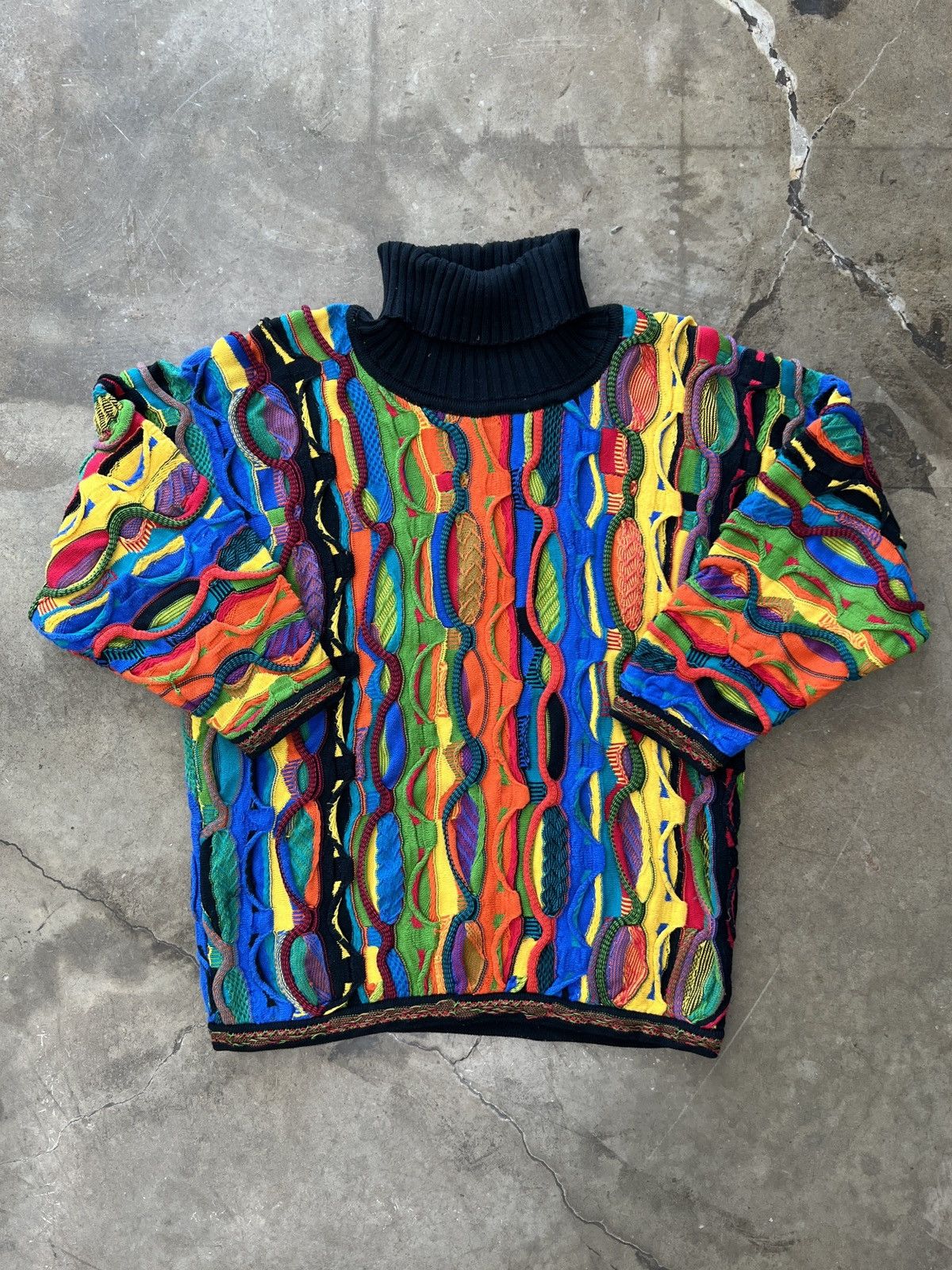 【希少】90s COOGI mock neck knit sweater 希少】90s COOGI mock neck knit sweater