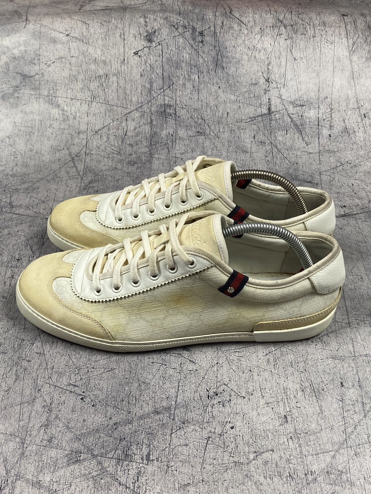 Gucci Vintage Gucci GG Canvas Monogram Low Sneakers Shoes Size US 8 / EU 41 - 5 Thumbnail
