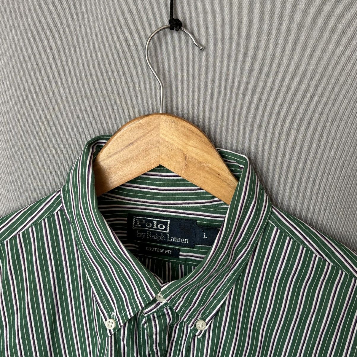 Polo Ralph Lauren Polo Ralph Lauren custom fit shirt large vintage rare Size US L / EU 52-54 / 3 - 5 Thumbnail