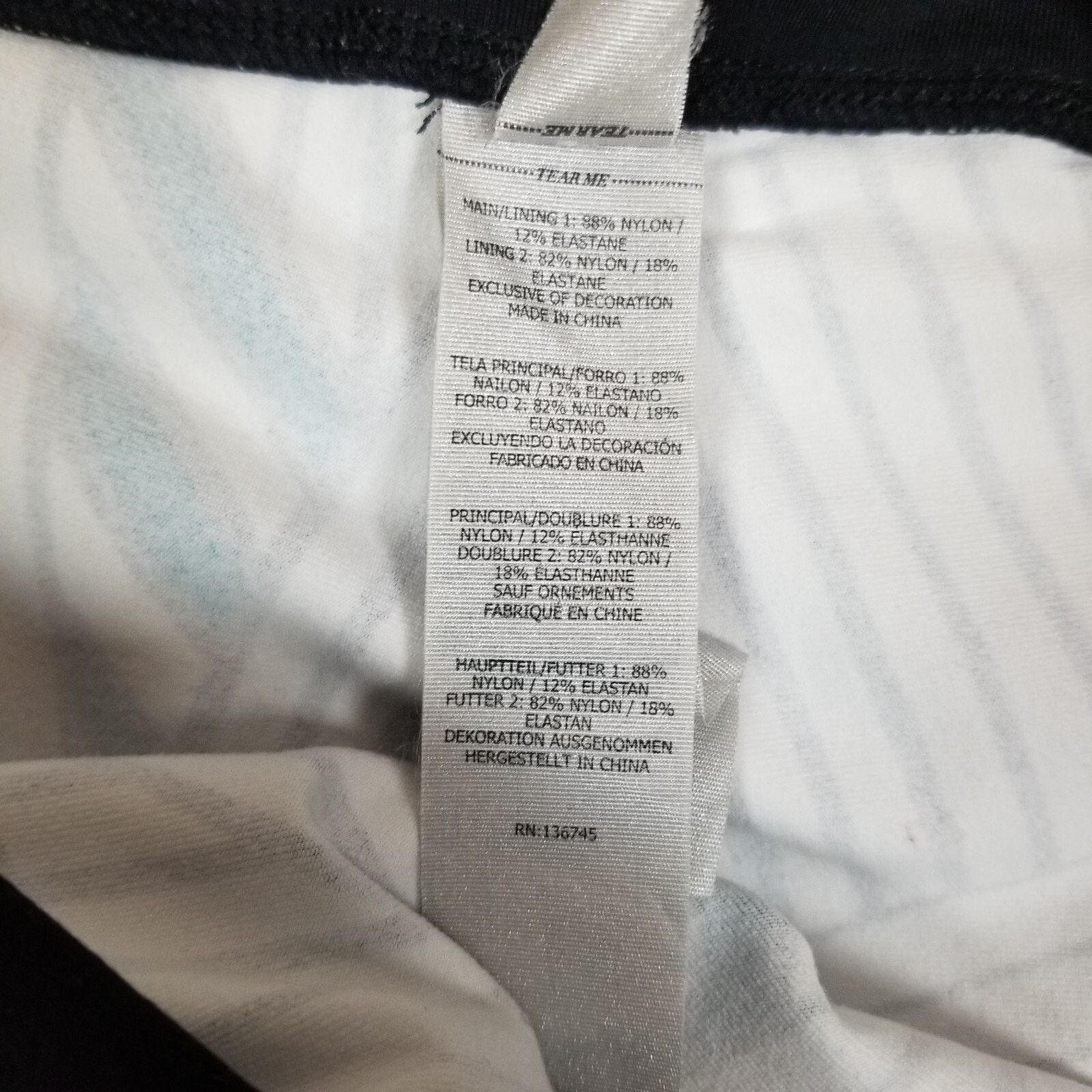 Other Lorna Jane Abstract Crop Leggings Gray Sz Large Size 34" / US 12 / IT 48 - 5 Thumbnail