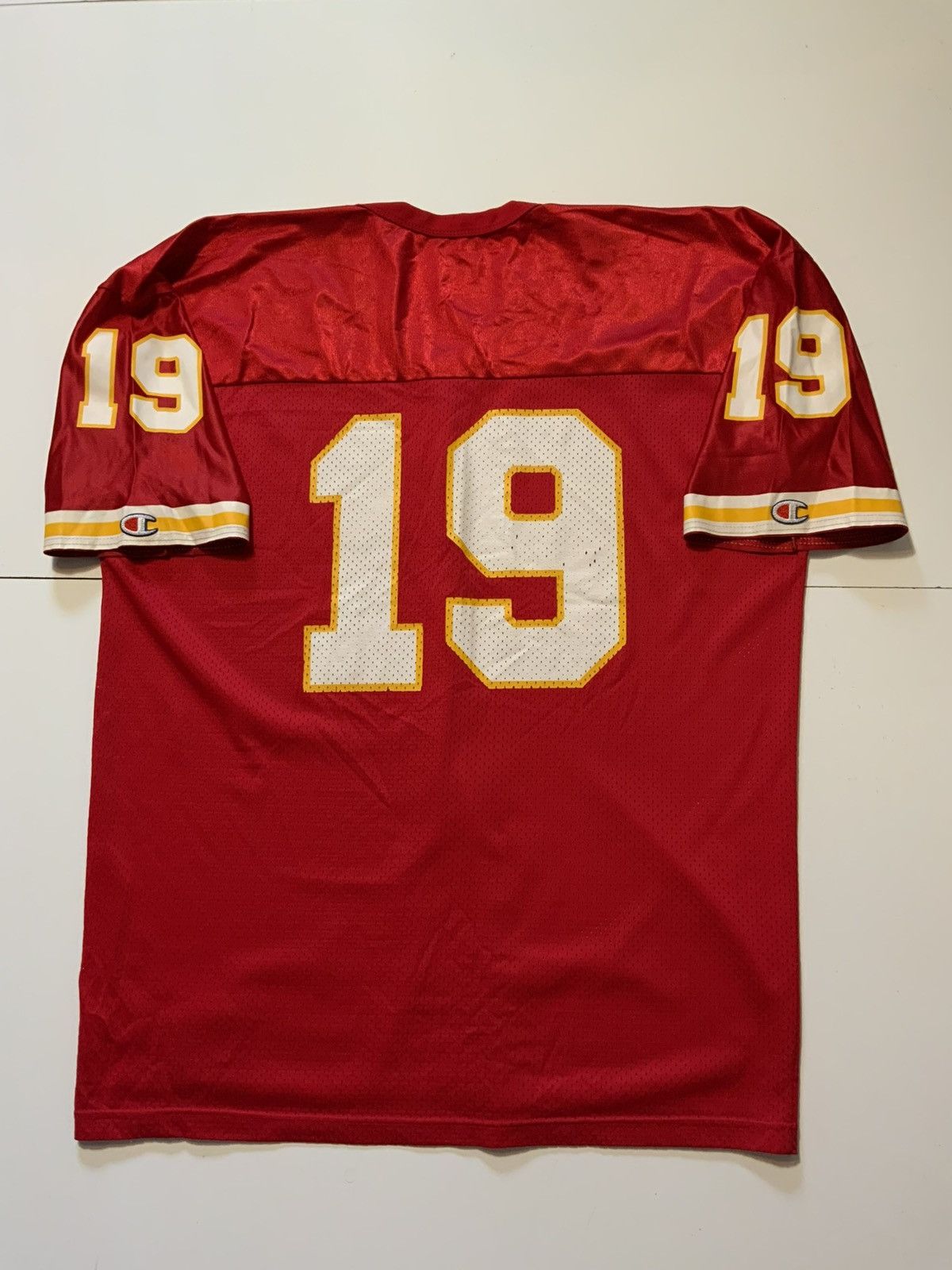 Champion × NFL × Vintage Vintage 90s Champion Kansas City Chiefs Joe Montana Jersey Size US L / EU 52-54 / 3 - 2 Thumbnail