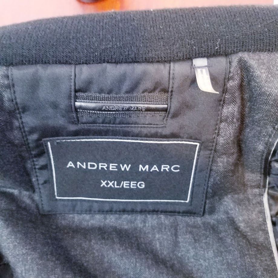 Andrew Marc Andrew Marc Men's Bomber Jacket sz XXL Black Size US XXL / EU 58 / 5 - 3 Thumbnail
