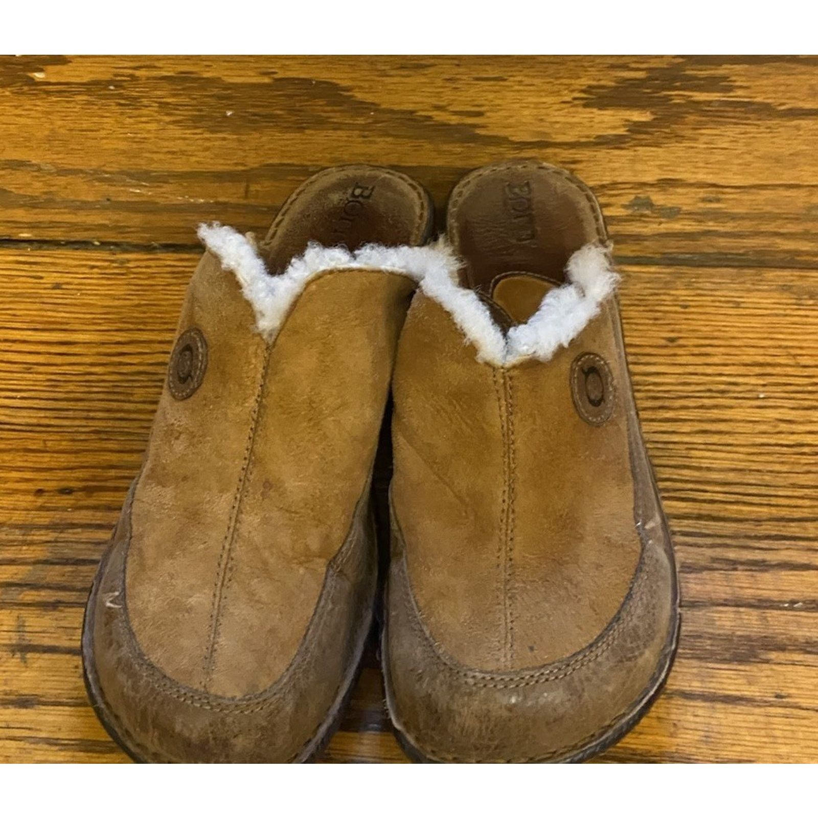Born Born Hand Crafted Women's 9, 40.5 Leather Wool Lined Shoe Size US 9 / IT 39 - 2 Thumbnail