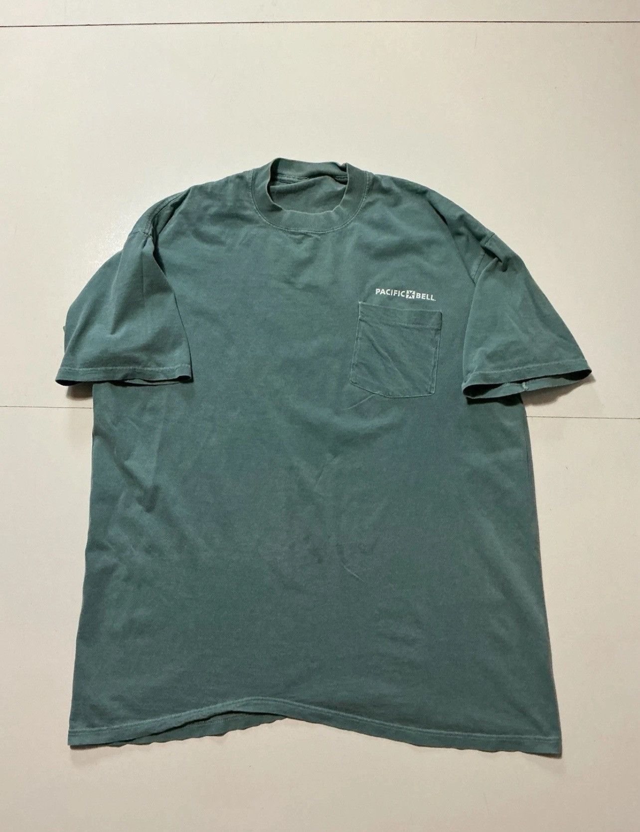 Other Lot Of 2 Pacific Bell Telecommunications Pocket T-Shirts Size US L / EU 52-54 / 3 - 2 Thumbnail