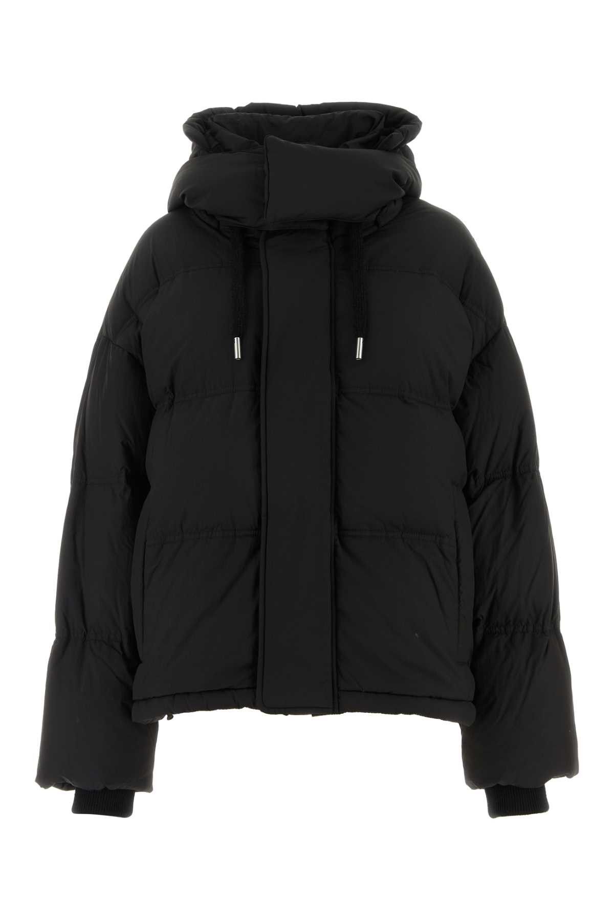 AMI Black Nylon Down Jacket | Grailed