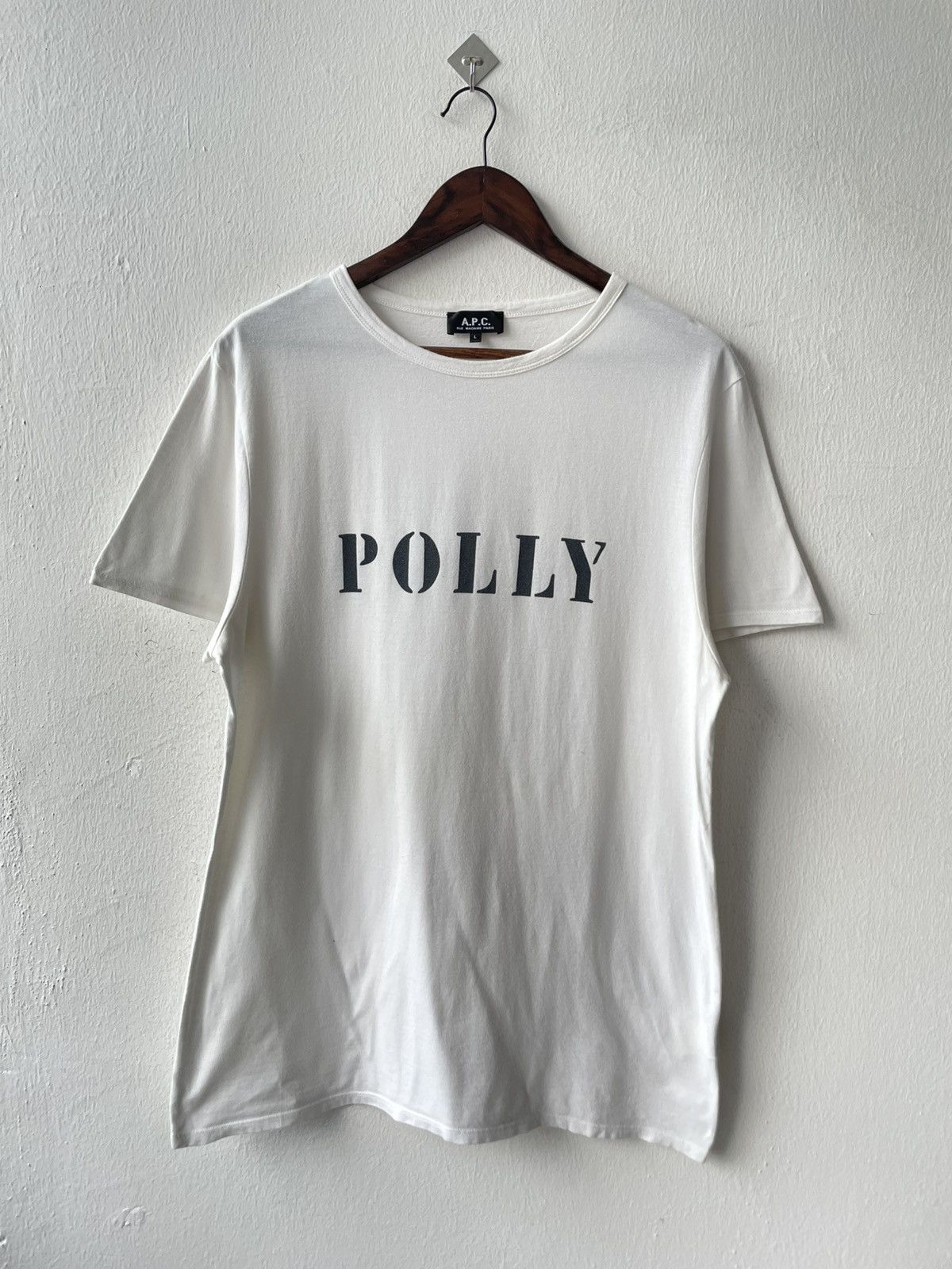 A.P.C. APC Polly White Tshirt Size US L / EU 52-54 / 3 - 1 Thumbnail