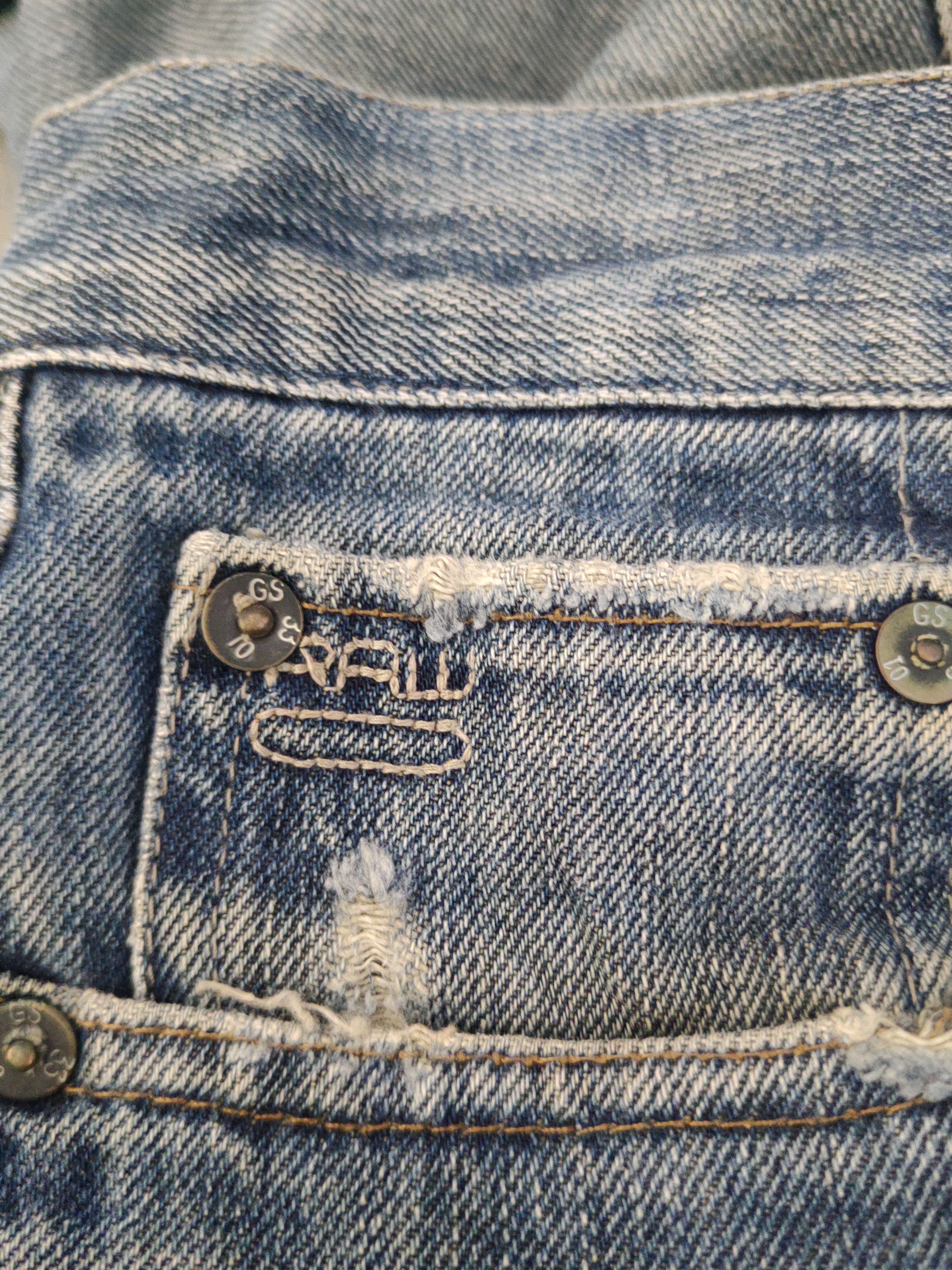 G-Star DL G-star Raw Blue Distressed Ripped Jeans #46-961 Size US 28 / EU 44 - 15 Thumbnail