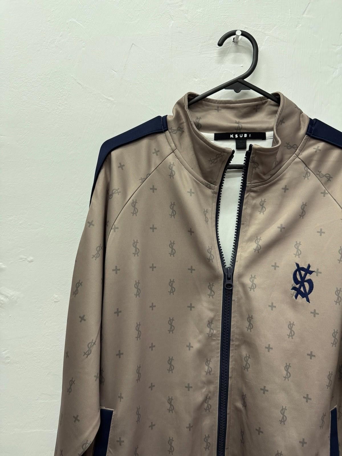 Ksubi new ksubi mens jacket medium m shirt tan navy blue poly Size US M / EU 48-50 / 2 - 5 Thumbnail