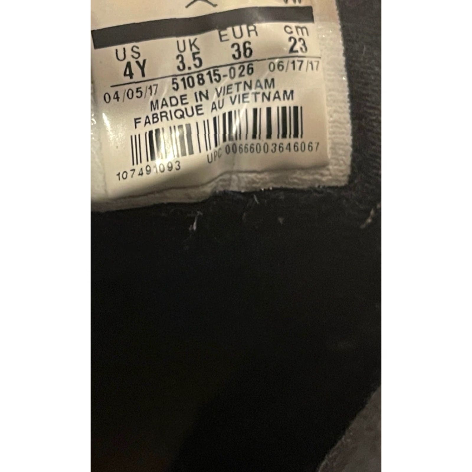Jordan Brand Nike Air Jordan 12 Retro GS Deadly Pink Black Size 4Y Womens 5.5 510815-026 Sneakers Black/Pink, Jordan, Retro, Basketball, Limited Edition Size ONE SIZE - 5 Thumbnail