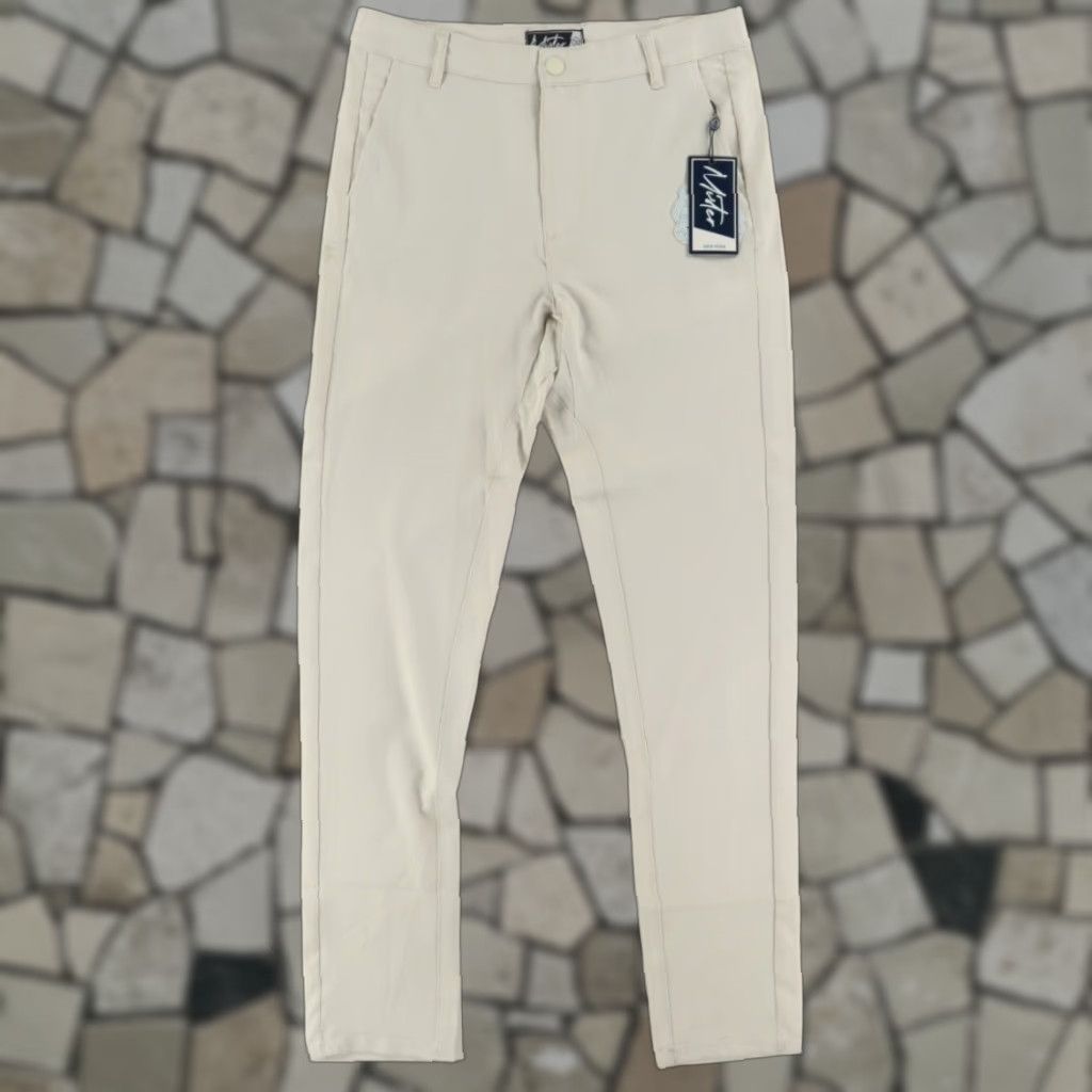 Vintage Mister Technical Polyester Microfiber Chino Pants Tan Men's 32 Size US 32 / EU 48 - 1 Thumbnail