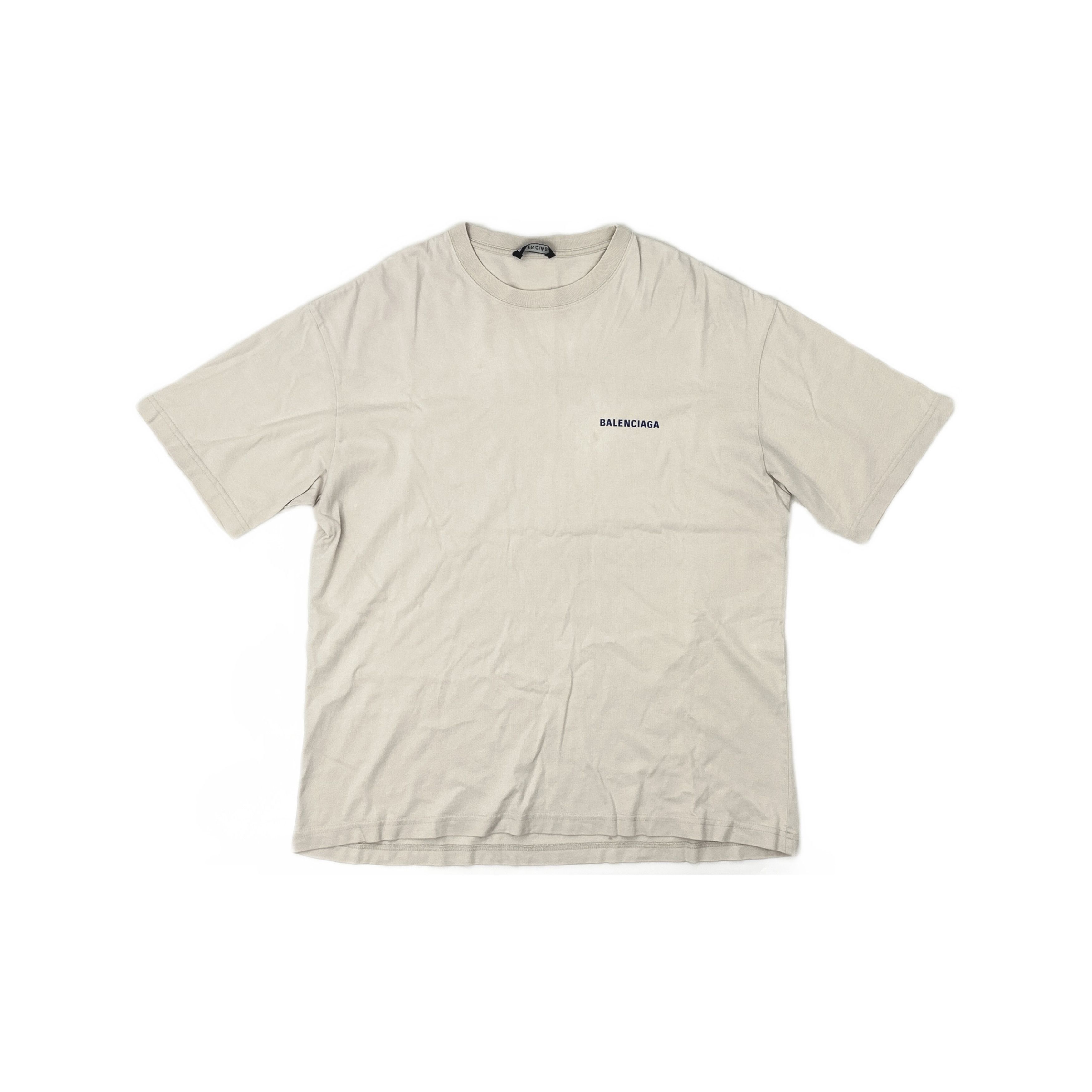 Balenciaga Balenciaga Logo Print T-Shirt Size M Size US M / EU 48-50 / 2 - 1 Thumbnail