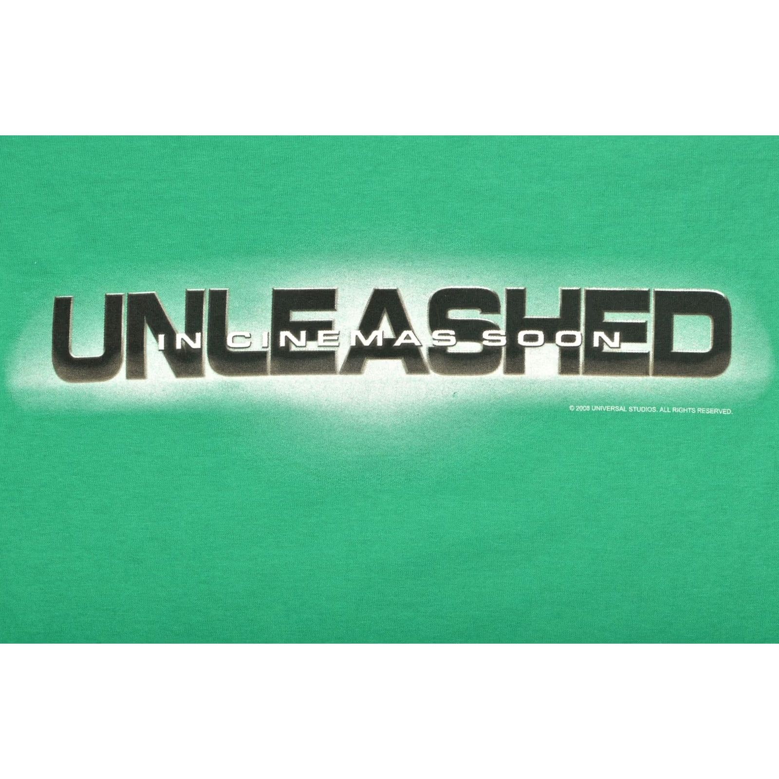Gildan Gildan Vintage 2008 The Incredible Hulk Unleashed Movie Promo T-Shirt Tee Size L Green Mens Shirt Size US L / EU 52-54 / 3 - 6 Thumbnail