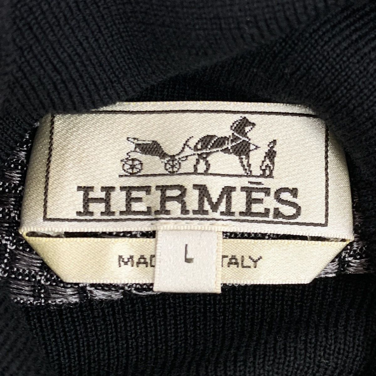 Hermes Hermes Gray Plaid Wool Turtleneck Long Sleeve Knit Sweater Size L / US 10 / IT 46 - 5 Thumbnail
