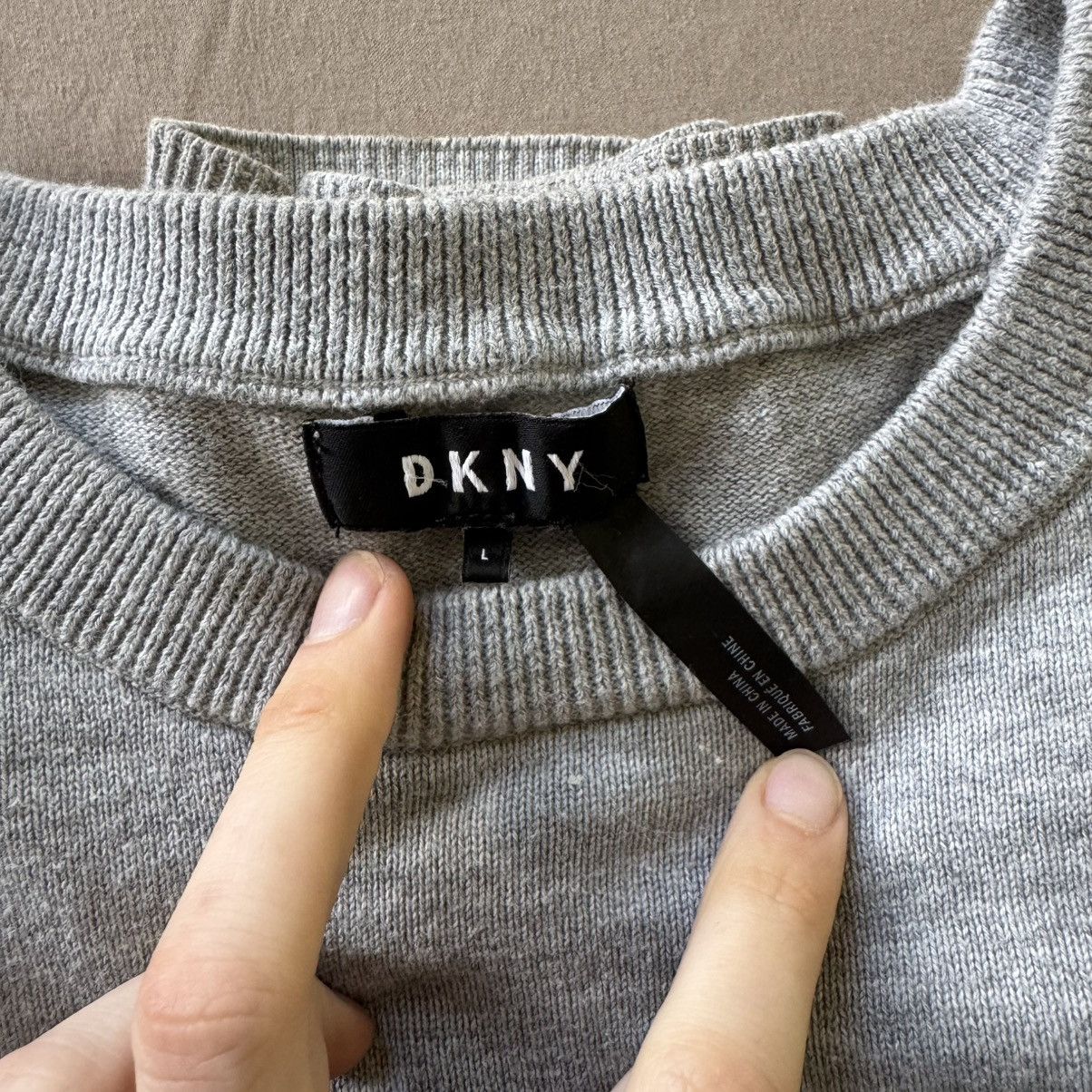 DKNY × Vintage DKNY Classic Basic Crewneck Sweater Size US L / EU 52-54 / 3 - 4 Thumbnail