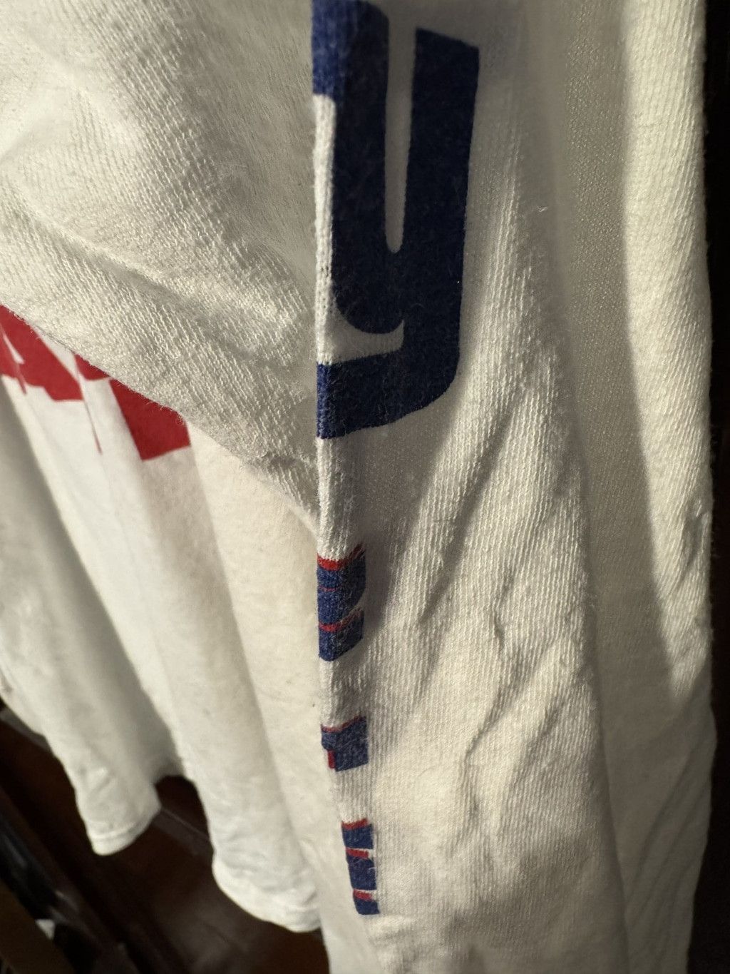 Majestic New York Giants Majestic Long Sleeve T-Shirt Men Sz XL White Size US XL / EU 56 / 4 - 4 Thumbnail
