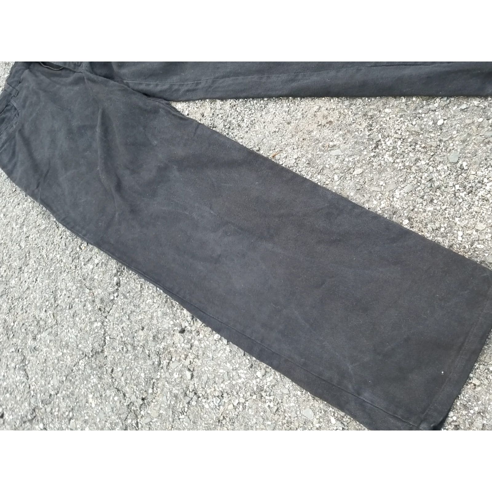 Guess VINTAGE GUESS Jeans Workwear BLACK DENIM CARPENTER USA MADE Mens Size 36 34x34 Relaxed Wide-Leg Jeans Size US 36 / EU 52 - 2 Thumbnail