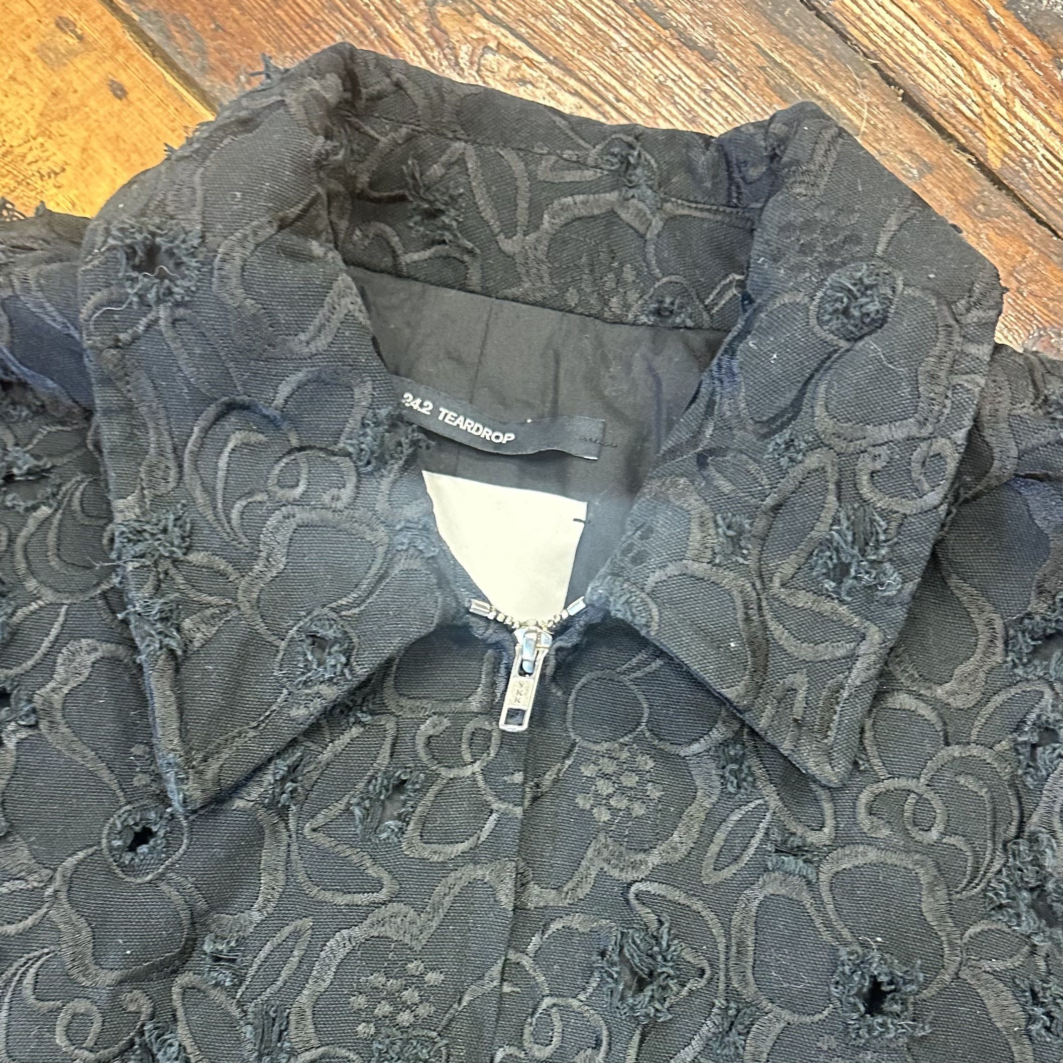 Song For The Mute Song For The Mute Distressed Embroidery PleatedTwill Jacket Size US M / EU 48-50 / 2 - 7 Thumbnail