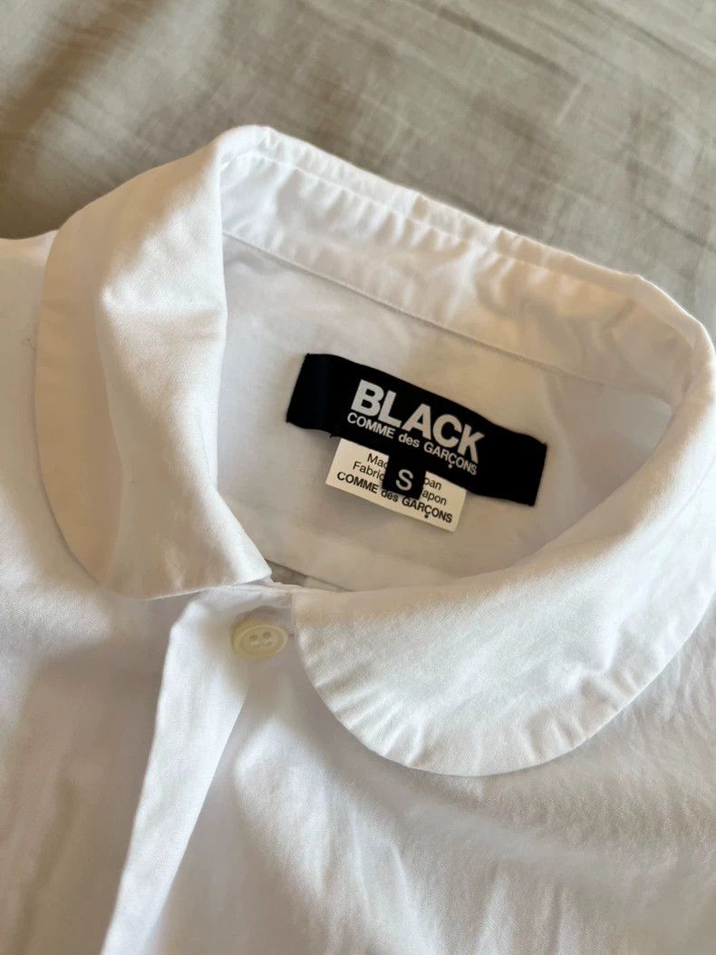 Comme des Garcons Comme Des Garcons White round neck shirt Size S / US 4 / IT 40 - 2 Thumbnail