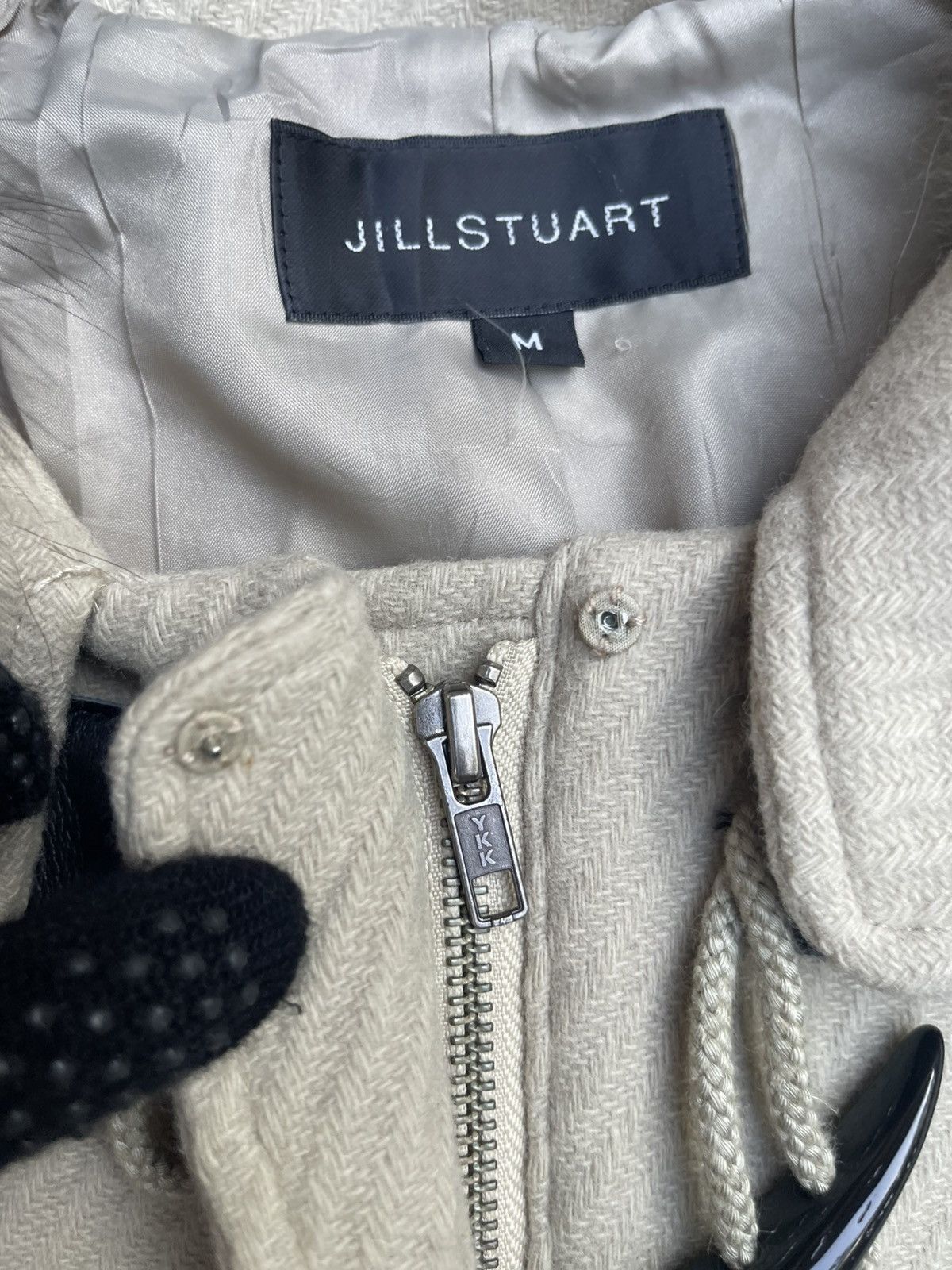 Jil Stuart Jill Stuart Toggle Duffle Coat with Faux Fur Hood Beige Wool Size M / US 6-8 / IT 42-44 - 4 Thumbnail