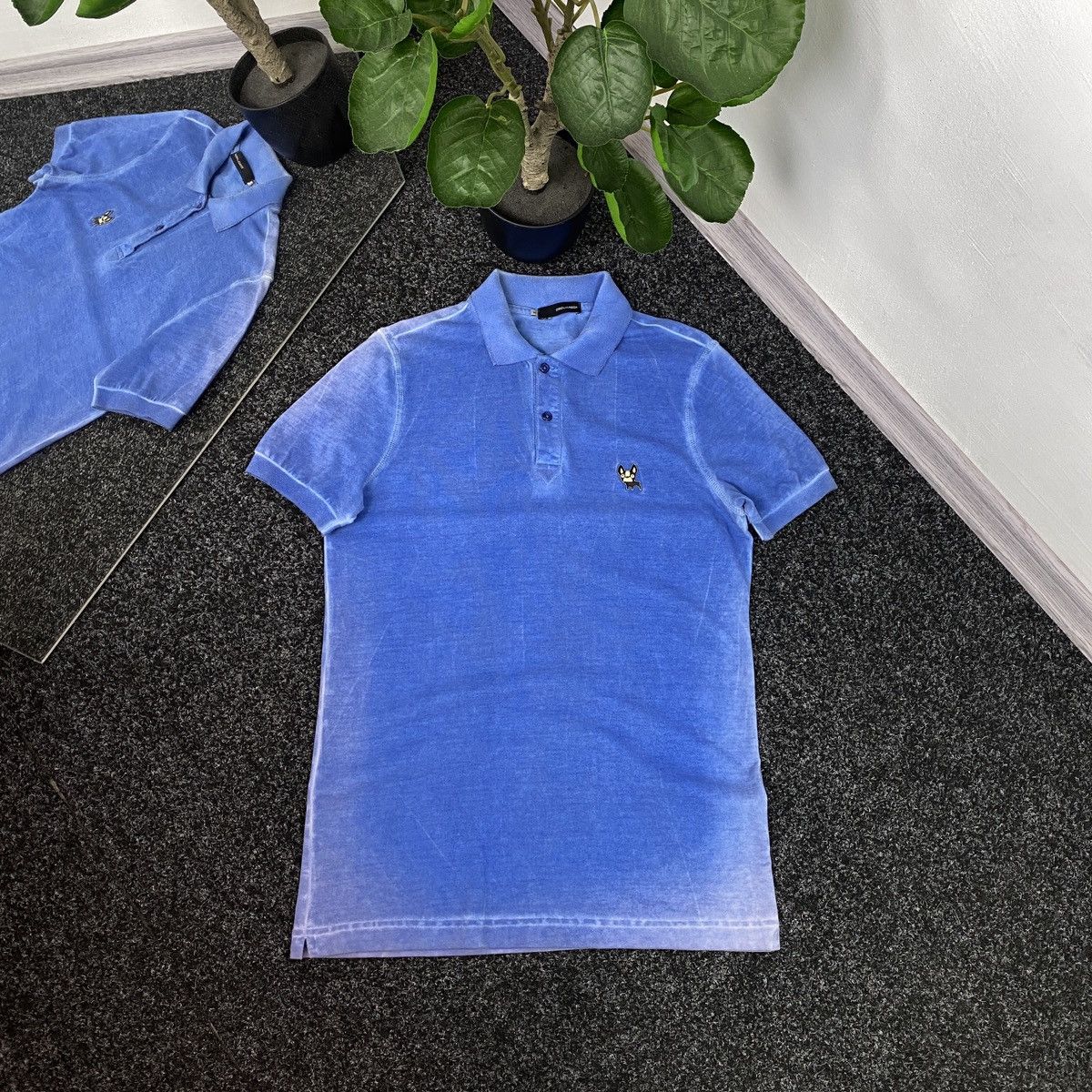 Dsquared2 VINTAGE DSQUARED2 DOG STONE WASHED POLO Size US M / EU 48-50 / 2 - 2 Thumbnail