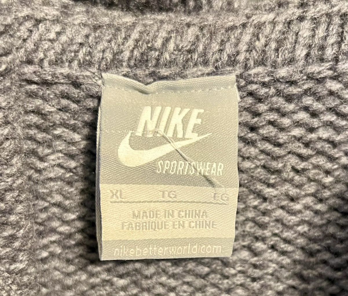 Nike Authentic Nike Sportswear Full Zip Grey Sweater Hoodie XL Size US XL / EU 56 / 4 - 4 Thumbnail