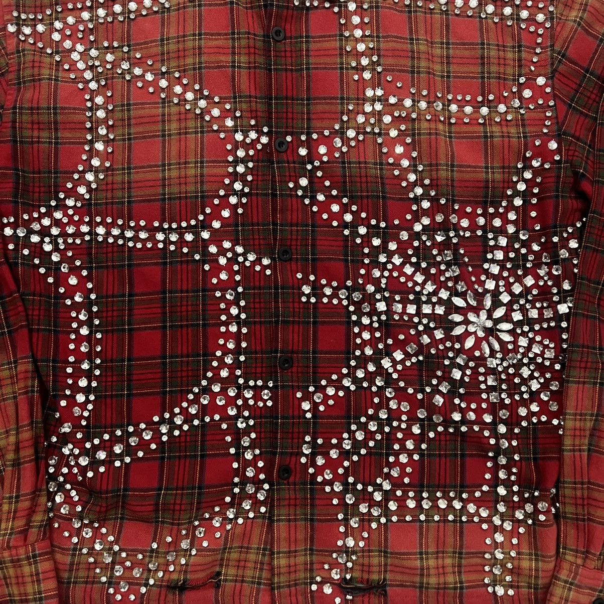 Vale Vale Forever Rhinestone Flannel Size US L / EU 52-54 / 3 - 3 Thumbnail