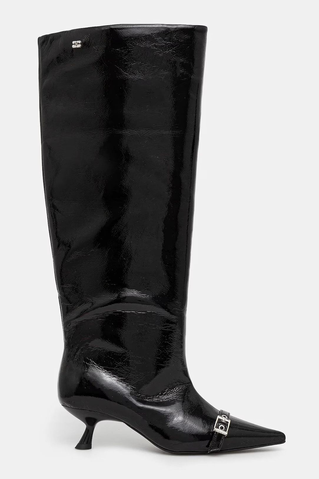o1s22i1n0525 Synthetic Naplack Boots in Black
