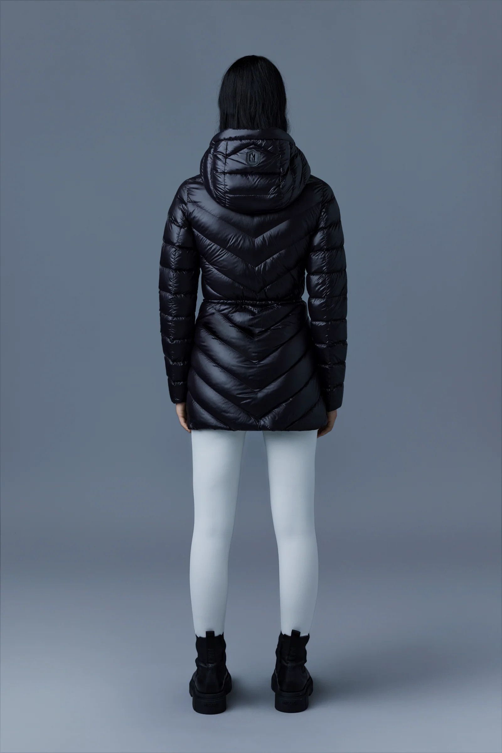 Mackage *No Tariff* MACKAGE Arita Light Hooded Down Chevron Jacket Size XS / US 0-2 / IT 36-38 - 16 Thumbnail