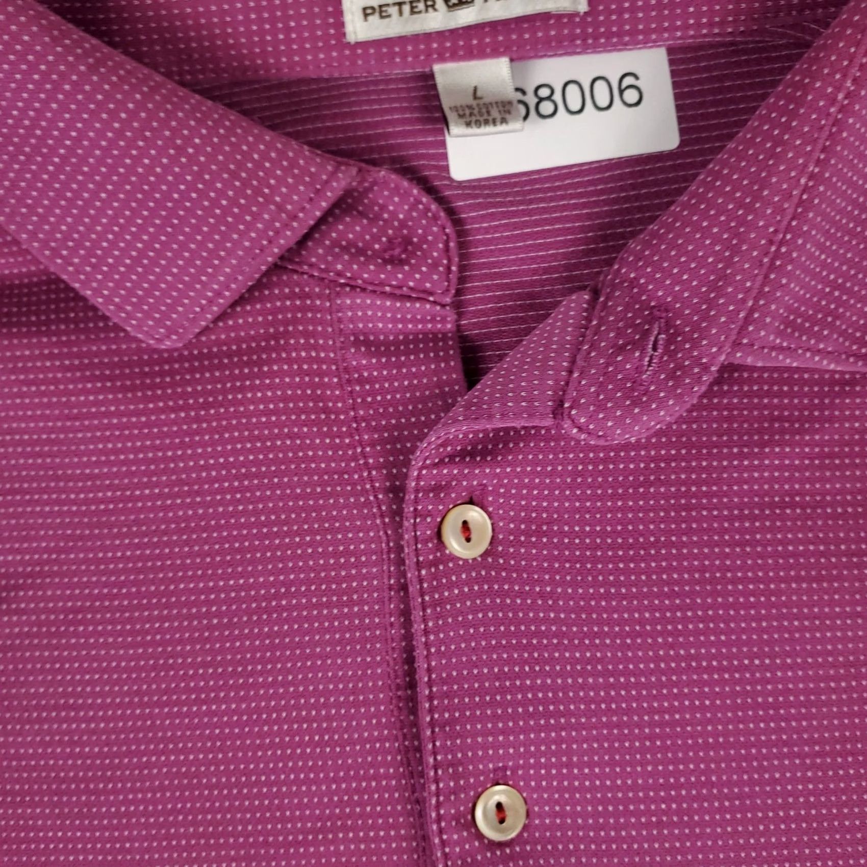 Peter Millar Peter Millar Polo Shirt Mens L Purple Cotton Golf Short Sleeve Polo Shirt Mens L Purple Cotton Golf Short Sleeve Size US L / EU 52-54 / 3 - 3 Thumbnail