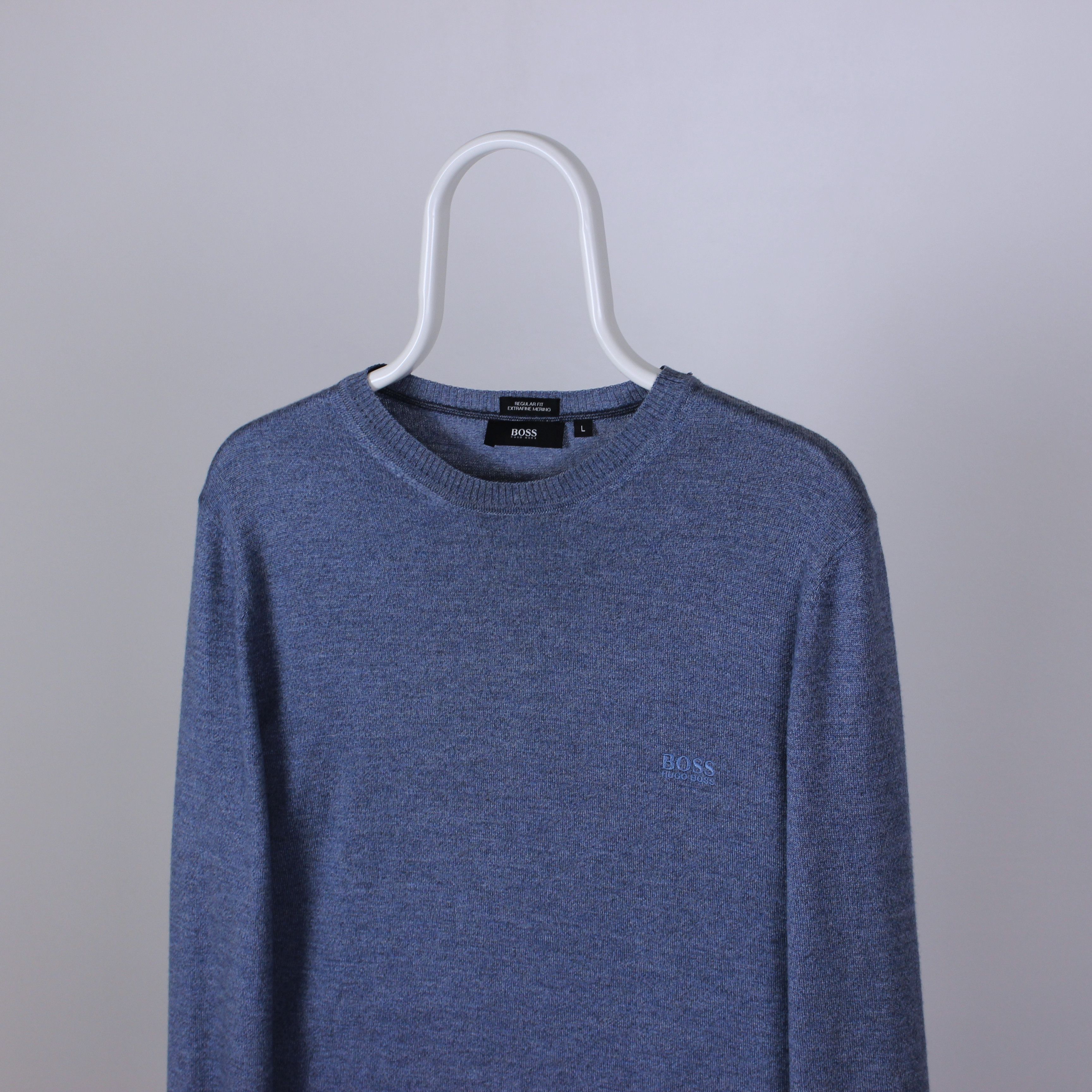 Hugo Boss Hugo Boss merino wool sweater regular fit M L 10157925 Size US L / EU 52-54 / 3 - 3 Thumbnail