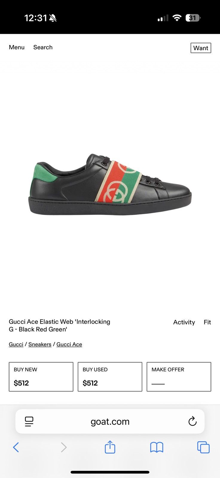 Gucci Gucci Shoes Size 12 Size US 12 / EU 45 - 1 Thumbnail